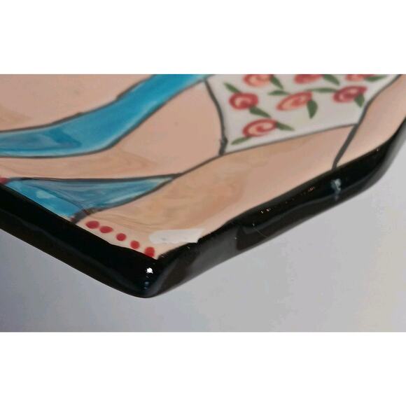 2003 “BEST FRIENDS” FUNSEEKER Janis Joplin No. 6445 Platter Westland Gift - Picture 7 of 10